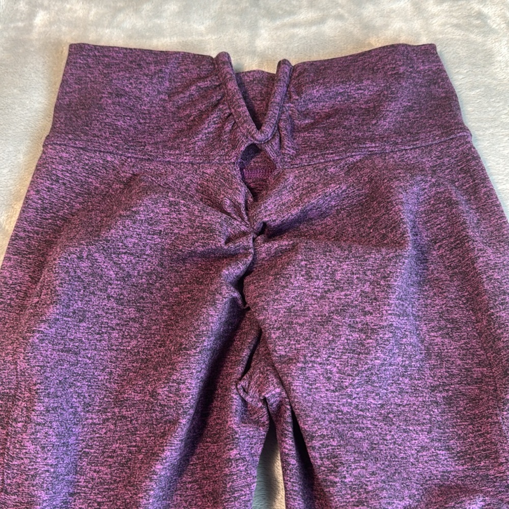 Bombshell Sportswear Voluptuous Leggings Purple Size Large - Picture 7 of 12
